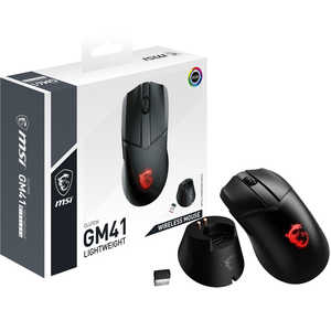 MSI ߥ󥰥ޥ ̵(磻쥹)/ 6ܥ/ ֥å CLUTCH GM41 LIGHTWEIGHT WIRELESS