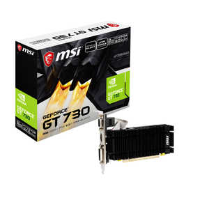 MSI グラフィックボード [GeForce GTシリーズ /2GB]｢バルク品｣ N730K-2GD3H/LPV1
