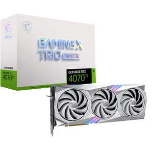 MSI MSI GeForce RTX 4070 Ti GAMING X TRIO WHITE 12G ［GeForce RTXシリーズ /12GB］｢バルク品｣ RTX4070TIGAMINGXTRIO