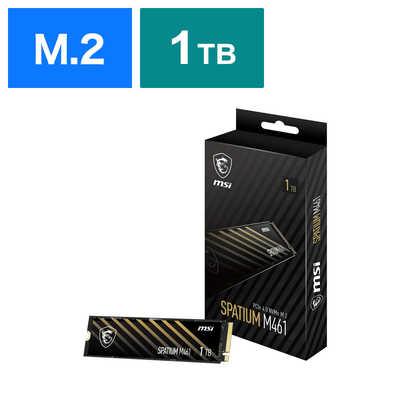 MSI MSI SPATIUM M461 PCIe 4.0 NVMe M.2 1TB ［M.2］｢バルク品｣ S78  