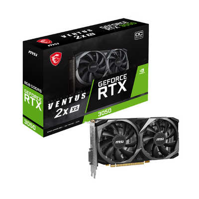 MSI GeForce RTX 3050 VENTUS 2X XS 8G OC「バルク品 