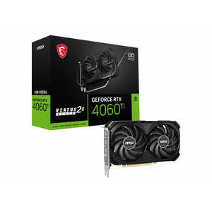 MSI Ti VENTUS 2X BLACK 8G OC VENTUS2XBLACK8GOC「バルク品」 GeForceRTX4060Ti MSI Ti VENTUS 2X BLACK 8G OC VENTUS2XBLACK8GOC「バルク品」 GeForceRTX4060Ti