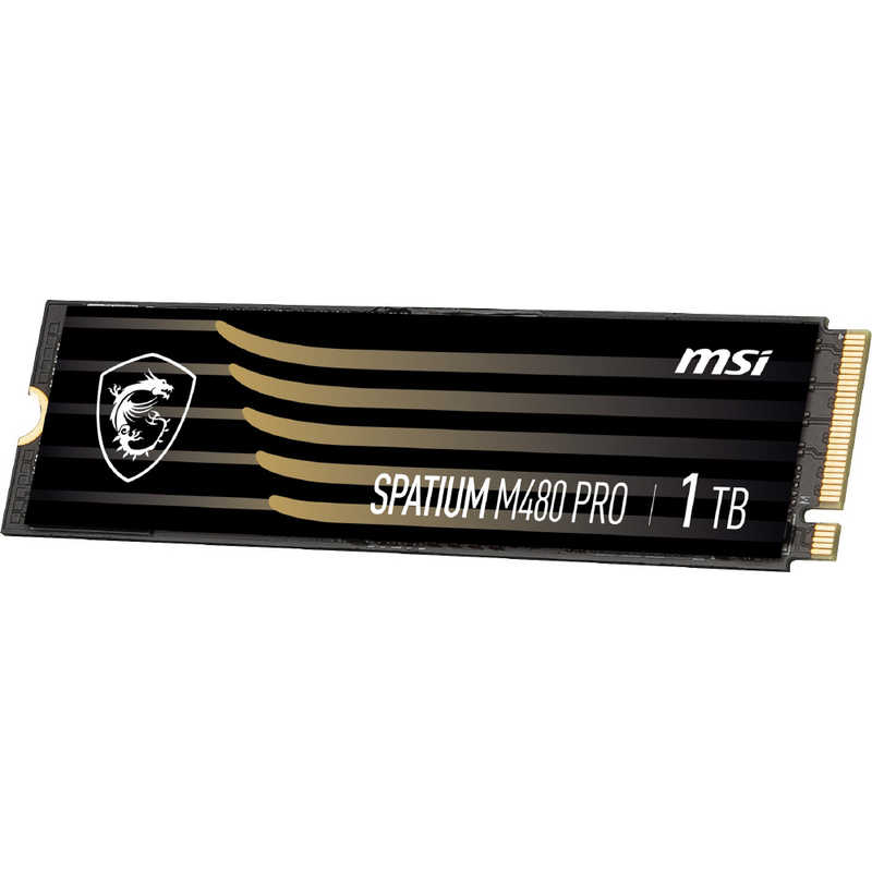 MSI MSI SPATIUM M480 Pro PCIe 4.0 NVMe M.2 1TB ［1TB /M.2］「バルク品」 S78440L1G0P83 S78440L1G0P83