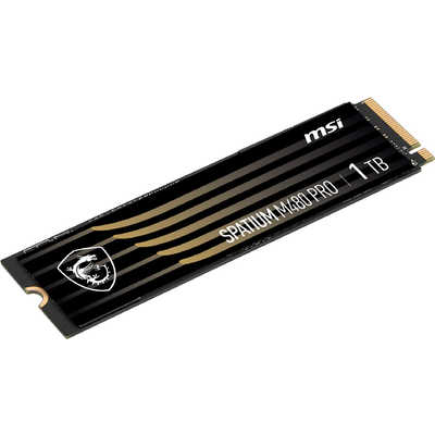 メモリー MSI SPATIUM M480 PRO 1TB SSD MSI SPATIUM M480 Pro PCIe 4.0 NVMe M.2 1TB ［1TB /M.2］「バルク品