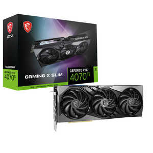 MSI GeForce RTX 4070 Ti GAMING X SLIM 12G GAMINGXSLIM12G「バルク品」 GeForceRTX4070TiGAMINGXSLIM12G