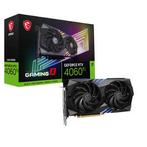 MSI MSI GeForce RTX 4060 Ti GAMING X 16G [GeForce RTXシリーズ /16GB]「バルク品」 GEFORCERTX4060TI