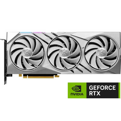 MSI GeForce RTX4070SUPER　ホワイトモデル MSI GeForce RTX™ 4070 SUPER 12G GAMING X SLIM WHITE