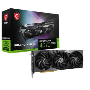 MSI GeForce RTX 4070 SUPER 12G GAMING X SLIM ［GeForce RTXシリーズ /12GB］「バルク品」 GeForceRTX4070SUPER12GGAMINGXSLIM