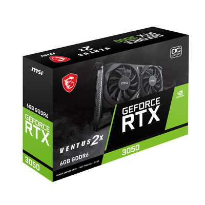 MSI GeForce RTX 3050 VENTUS 2X E 6G OC ［GeForce RTXシリーズ /6GB