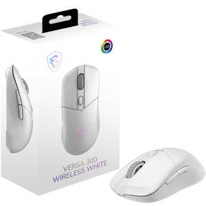 MSI VERSA 300 W WHITE ［光学式 / 有線/無線(ワイヤレス) / 6ボタン］ VERSA300WWHITE