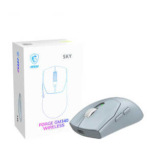 MSI FORGE GM340 W SKY ［光学式 / 有線/無線(ワイヤレス) / 6ボタン / Bluetooth・USB］ FORGEGM340WSKY