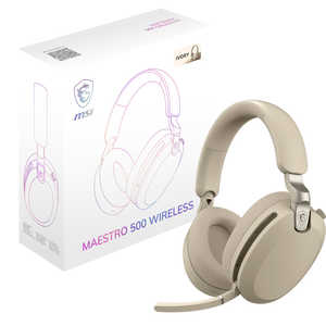 MSI MAESTRO 500 W IVORY �m���C�����X(Bluetooth)�{�L�� / ���� / �w�b�h�o���h�^�C�v�n MAESTRO500WIVORY