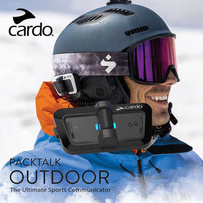 CARDO PACKTALK OUTDOOR DUO - BLACK (2個セット) ブラック SP000101