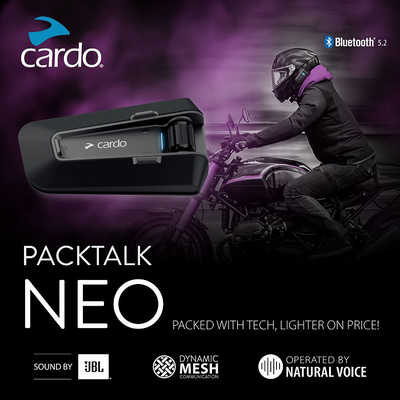 ブランド購入サイト CARDO バイク用 インカム PACKTALK NEO DUO (パックトーク ネオ アクセサリー