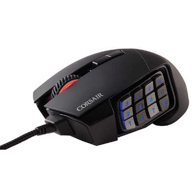 CORSAIR　ゲーミングマウス 有線/ 17ボタン/ ブラック コルセア CORSAIR ゲーミングマウス 有線/ 17ボタン/ ブラック