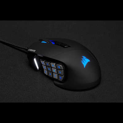 CORSAIR　ゲーミングマウス 有線/ 17ボタン/ ブラック コルセア CORSAIR ゲーミングマウス 有線/ 17ボタン/ ブラック