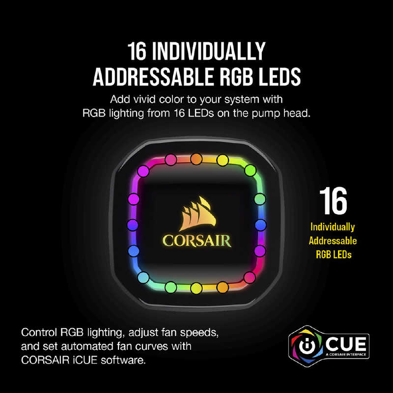 CORSAIR 水冷CPUクーラー H115i RGB PRO XT CW-9060044-WW の通販 | カテゴリ：パソコン・周辺機器・プリンター  | CORSAIR 家電通販のコジマネット - 全品代引き手数料無料