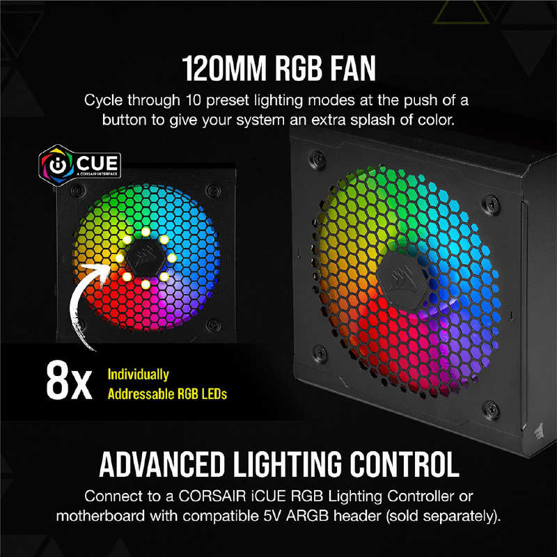 CORSAIR PC電源 CX550F RGB BLK CP-9020216-JP の通販 | カテゴリ：パソコン・周辺機器・プリンター |  CORSAIR 家電通販のコジマネット - 全品代引き手数料無料