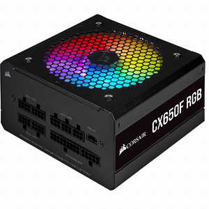 CORSAIR PC電源 CX650F RGB BLK ブラック CP9020217JP