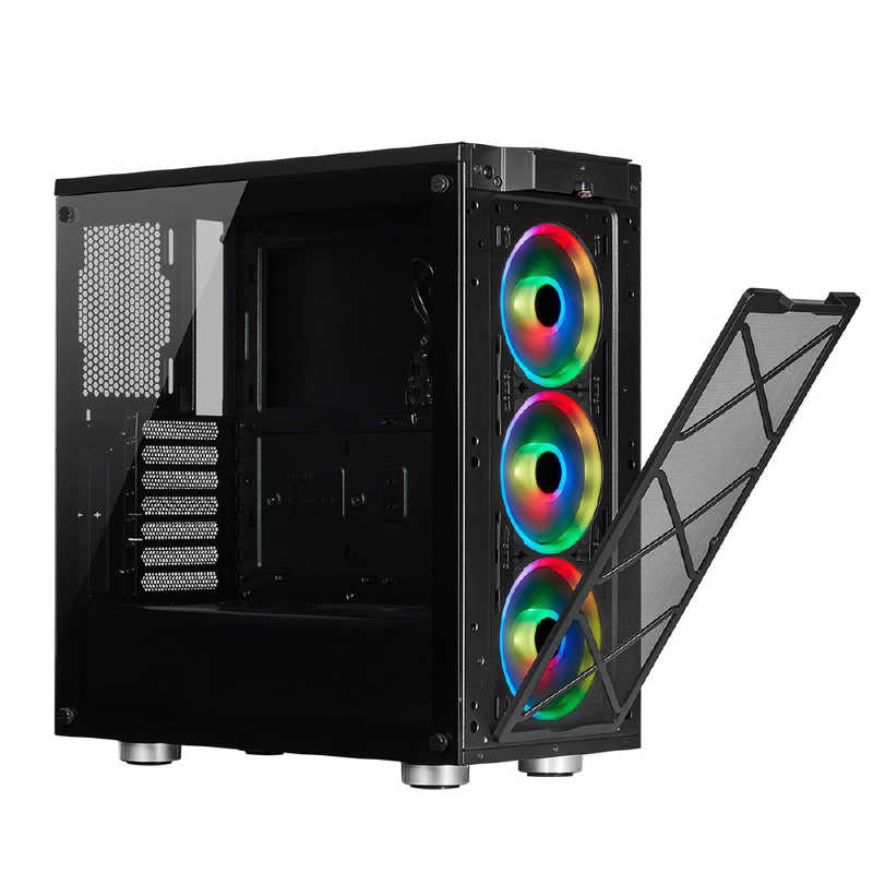 安い通販サイト Corsair iCUE 465X RGB ミドルタワー型PCケース CS7642