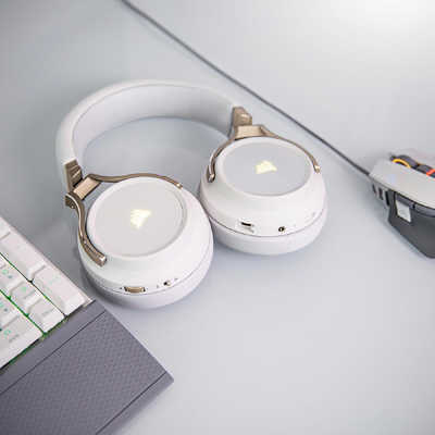 CORSAIR ワイヤレスヘッドセット CA-9011224-AP ヘッドホン コルセア CORSAIR ゲーミングヘッドセット ワイヤレス（USB）＋有線