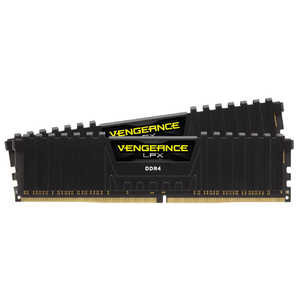 コルセア　CORSAIR 増設用メモリ VENGEANCE LPX ブラック[DIMM DDR4 /32GB /2枚] CMK64GX4M2E3200C16