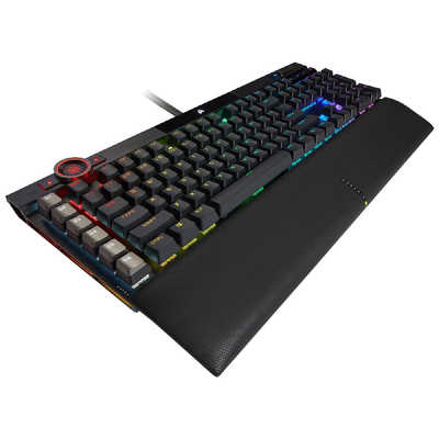 コルセア CORSAIR ゲーミングキーボード＋リストレスト K100BLK 