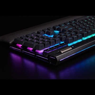 コルセア CORSAIR ゲーミングキーボード＋リストレスト K100BLK 