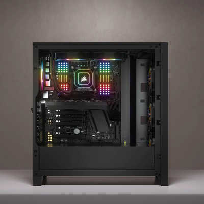 コルセア CORSAIR PCケース iCUE 4000X RGB ブラック 4000XRGBTGBLK(CC