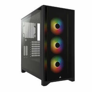 コルセア CORSAIR PCケース iCUE 4000X RGB ブラック 4000XRGBTGBLK(CC-9011204-WW)