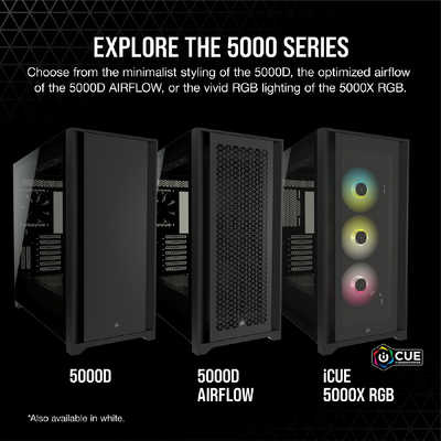 コルセア CORSAIR PCケース 5000D Airflow ブラック CC-9011210-WW の