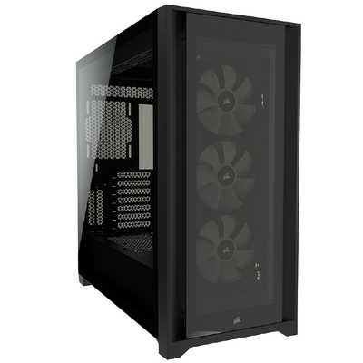 コルセア CORSAIR PCケース iCUE 5000X RGB ブラック CC-9011212-WW の 