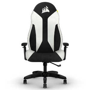 ＜コジマ＞ CORSAIR ゲーミングチェア TC60 FABRIC Chair ホワイト/ブラック CF9010037WW