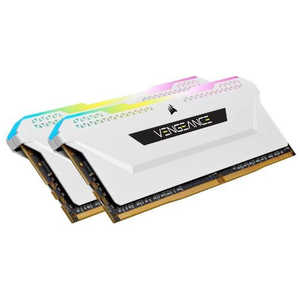 륻 CORSAIR ߥ VENGEANCE RGB PRO SL DIMM DDR4 /8GB /2 ۥ磻 CMH16GX4M2E3200C16W
