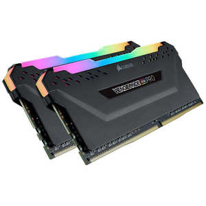 コルセア CORSAIR 増設用メモリ VENGEANCE RGB PRO[DIMM DDR4 /8GB /2枚] CMW16GX4M2Z3600C14