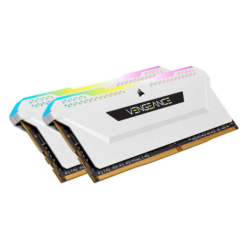 初回限定】 CORSAIR 増設メモリ ホワイト DIMM DDR4 16GB 4枚