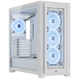 コルセア CORSAIR PCケース iCUE 5000X RGB QL Edition ホワイト CC-9011233-WW コルセア CORSAIR PCケース iCUE 5000X RGB QL Edition ホワイト CC-9011233-WW