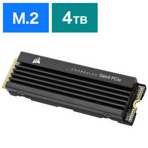 コルセア　CORSAIR 内蔵SSD PCI-Express接続 MP600 PRO LPX(ヒートシンク搭載) [4TB /M.2] ブラック 「バルク品」 CSSD-F4000GBMP600PLP