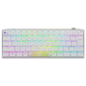 �R���Z�A CORSAIR K70 PRO MINI WIRELESS WHITE Cherry MX Speed ���{�ꃌ�C�A�E�g CH-9189114-JP