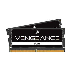 コルセア CORSAIR 増設用メモリ VENGEANCE SODIMM[SO-DIMM DDR5 /8GB /2枚] CMSX16GX5M2A4800C40