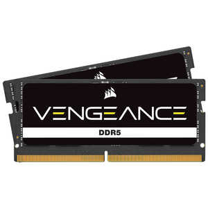 コルセア　CORSAIR 増設用メモリ VENGEANCE SODIMM[SO-DIMM DDR5 /16GB /2枚] CMSX32GX5M2A4800C40