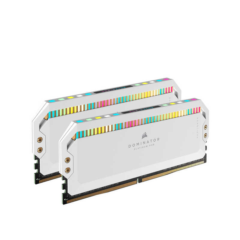 コルセア　CORSAIR コルセア　CORSAIR 増設用メモリ DOMINATOR RGB DDR5 ホワイト[DIMM DDR5 /16GB /2枚] CMT32GX5M2X6200C36W CMT32GX5M2X6200C36W