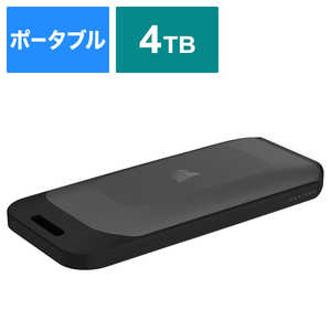 コルセア CORSAIR 外付けSSD USB-C+USB-A接続 EX100U CSSD-EX100U4TB コルセア CORSAIR 外付けSSD USB-C+USB-A接続 EX100U CSSD-EX100U4TB