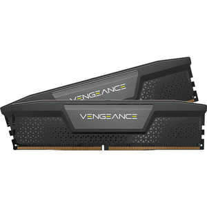 コルセア CORSAIR DDR5 5600MT/s 96GB(48GBx2) UDIMM 40-40-40-77 XMP 3.0 VENGEANCE DDR5 Black 1.25V CMK96GX5M2B5600C40 コルセア CORSAIR DDR5 5600MT/s 96GB(48GBx2) UDIMM 40-40-40-77 XMP 3.0 VENGEANCE DDR5 Black 1.25V CMK96GX5M2B5600C40