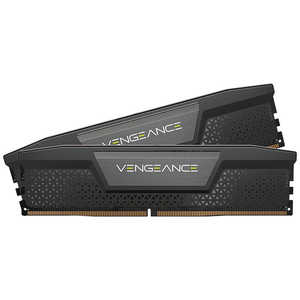 륻 CORSAIR ߥ DDR5 6400MT/s 32GB(16GBx2) UDIMM 36-48-48-104 Std PMIC XMP 3.0 VENGEANCE DDR5 Black 1.4V CMK32GX5M2B6400C36