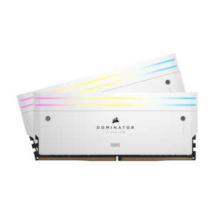 륻 CORSAIR ѥ DOMINATOR TITANIUM RGB6400MT/s CL32 Intel XMP) ۥ磻[DIMM DDR5 /16GB /2] CMP32GX5M2B6400C32W