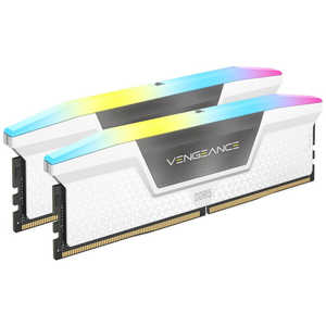 コルセア CORSAIR 増設メモリ VENGEANCE RGB DDR5 CMH64GX5M2B5600C40W コルセア CORSAIR 増設メモリ VENGEANCE RGB DDR5 CMH64GX5M2B5600C40W
