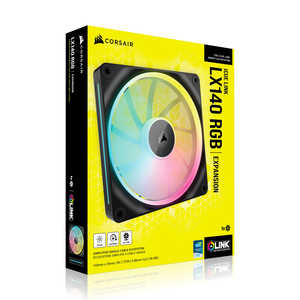 コルセア CORSAIR iCUE LINK LX140 RGB Single Fan Expansion CO-9051027-WW コルセア CORSAIR iCUE LINK LX140 RGB Single Fan Expansion CO-9051027-WW