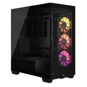コルセア CORSAIR 3500X ARGB Tempered Glass Mid-Tower -Black- CC-9011278-WW コルセア CORSAIR 3500X ARGB Tempered Glass Mid-Tower -Black- CC-9011278-WW