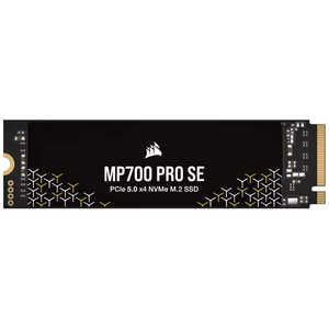 コルセア CORSAIR Corsair MP700 PRO SE 4TB Gen.5 x4 PCIe NVMe M.2 SSD(no heatsink); 14000MB/s/ 12000MB/s; 3000TBW CSSDF4000GBMP700PNHS コルセア CORSAIR Corsair MP700 PRO SE 4TB Gen.5 x4 PCIe NVMe M.2 SSD(no heatsink); 14000MB/s/ 12000MB/s; 3000TBW CSSDF4000GBMP700PNHS